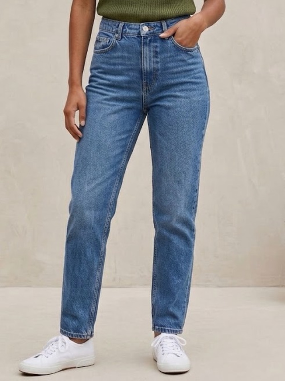 Zara Women High-Waisted Dad Jeans 28 Relaxed Straight Leg Baggy Y2K